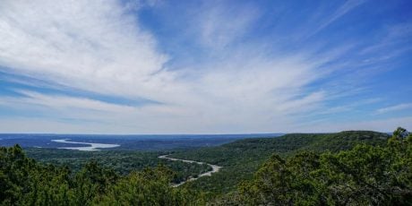 Texas Hill Country landscape view: TX getaways