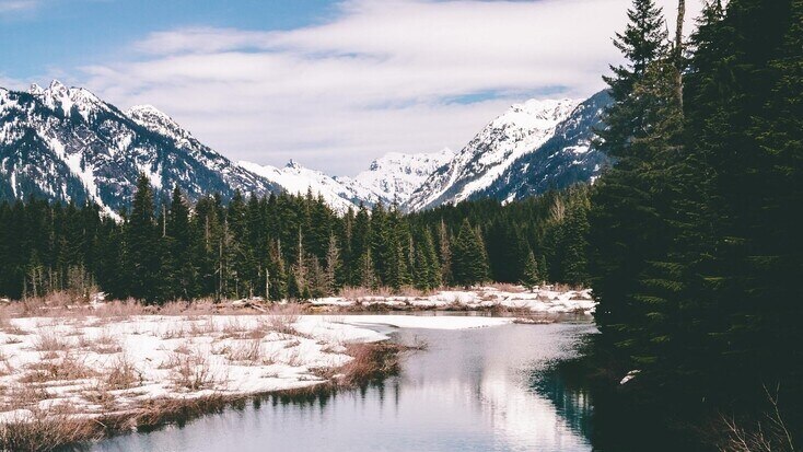 Beautiful views in Glacier, Washington