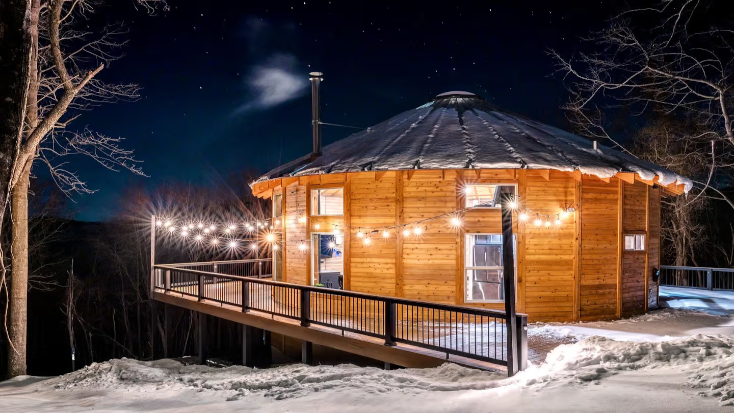 Luxury Yurt Perfect for a Family Getaway Just Outside of Shenandoah National Park