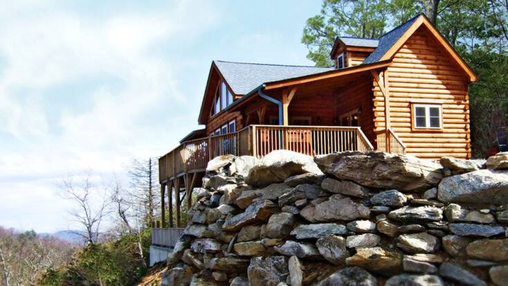 Luxury cabin rental for one of the best getaways near Asheville, NC