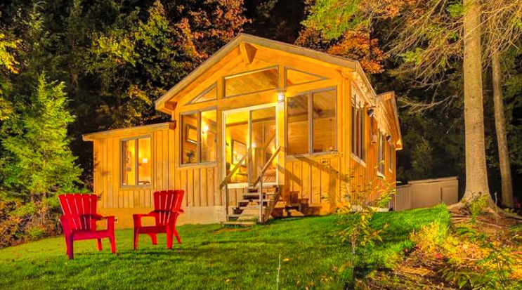 Gorgeous Cabin Rental for a Glamping Getaway in Upstate New York