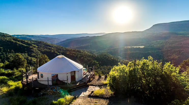 Rustic Yurt Rental with Incredible Views near Zion National Park, Utah