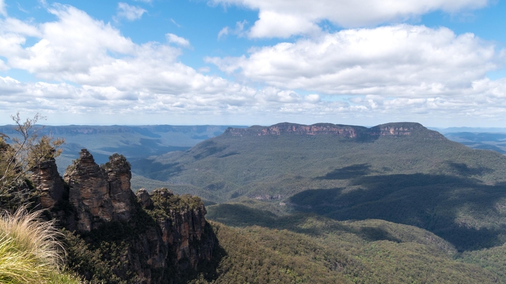 Views over the Blue Mountains, NSW