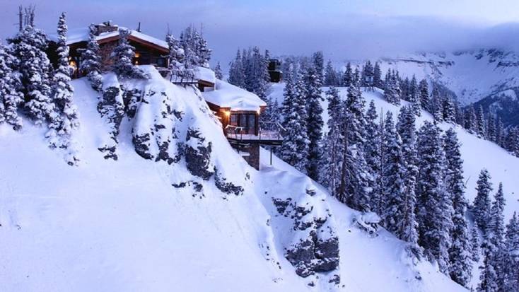 romantic winter cabin getaways in Telluride, Colorado with this mountain rental 