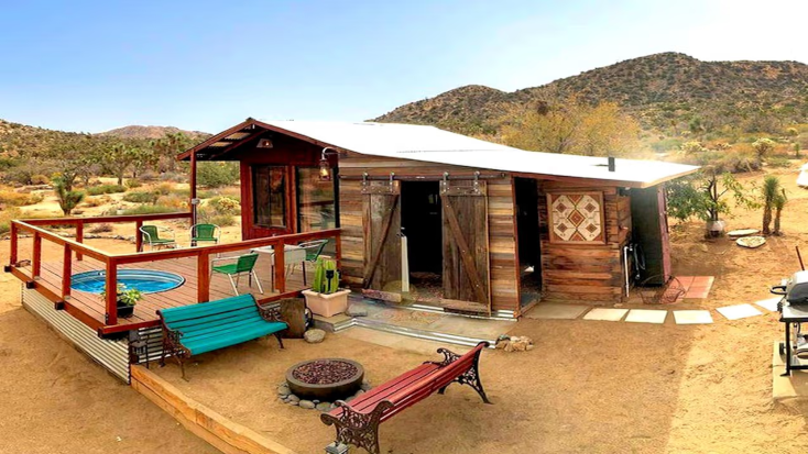 Romantic Yucca Valley Accommodation Perfect for Luxury Camping in California