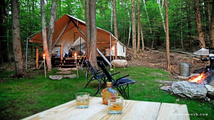 Rustic Safari Tent for a Unique Glamping Experience near Gore Mountain, New York, gift of Glamping