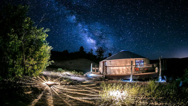 Rustic Yurt Rental with Incredible Views near Zion National Park, Utah, glamping hub gift card