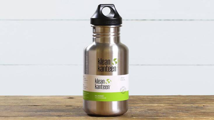 Klean Kanteen drinking water bottle: camping essentials