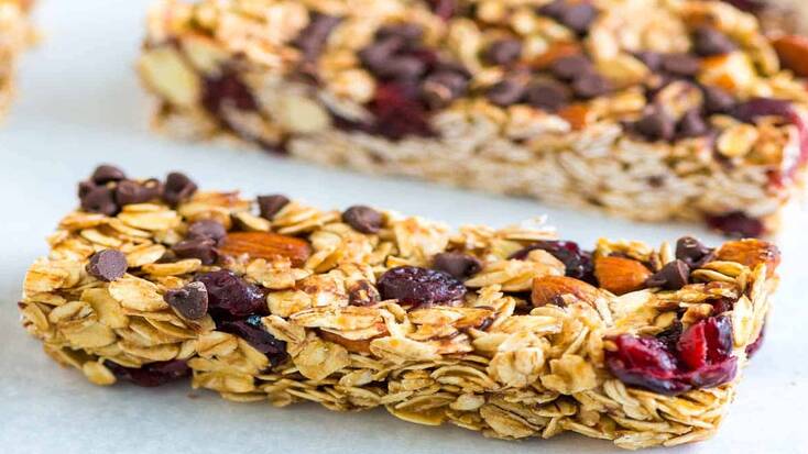 Chewy granola snacks for essential packing list: camping in Yosemite