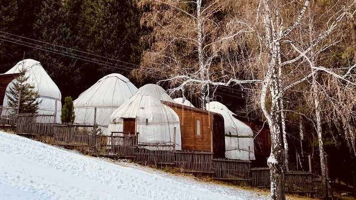 Winter yurt rentals: UK camping getaways