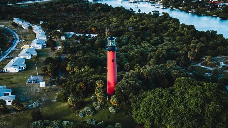 Lighthouse in Jupiter, Florida: US vacations 2021