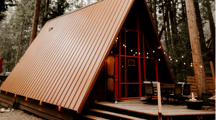 Unique A-Frame Cabin in the Mountains of San Jacinto, Southern California
