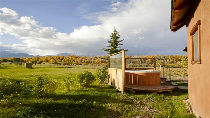 Rustic Mountain Cabin with a Hot Tub in Salida, Colorado, summer getaway ideas