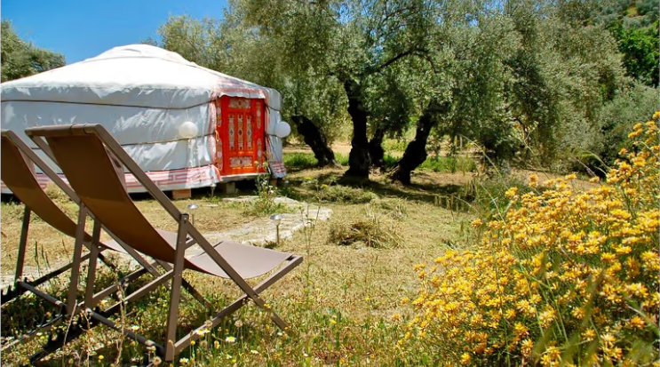 Beautifully Decorated Yurt in the Spanish Countryside of Malaga