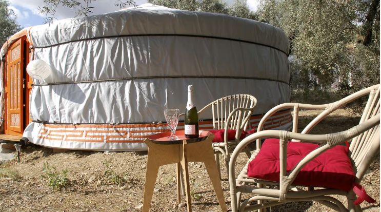 Beautifully Decorated Yurt in the Spanish Countryside of Malaga