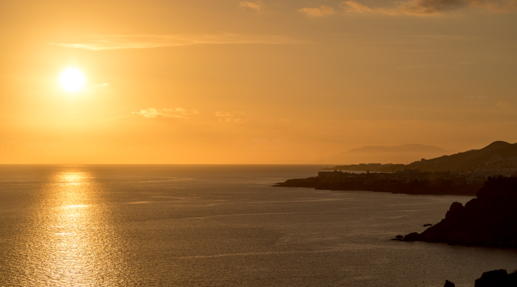 Sunset in Costa del Sol, Málaga. The perfect reason to Visit Malaga