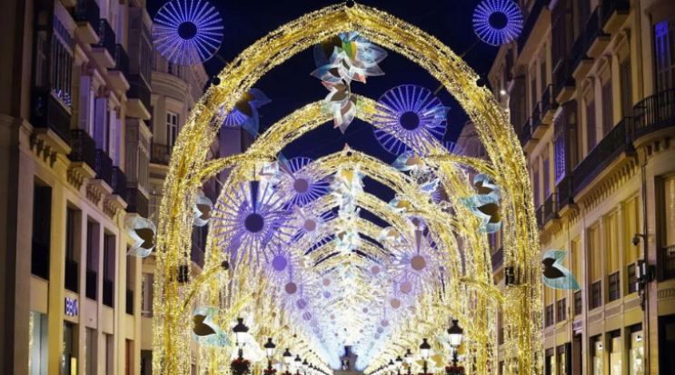 Christmas Lights in Málaga and excellent reason to visit Malaga