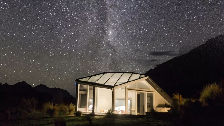 Unique, Glass-Roofed Cabin Rental under the South Island Stars near Twizel, New Zealand, vacations in 2023