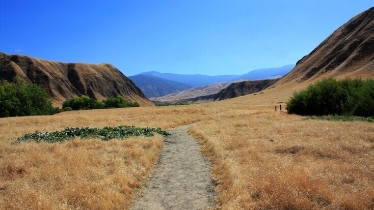 View of San Emigdio Mountains