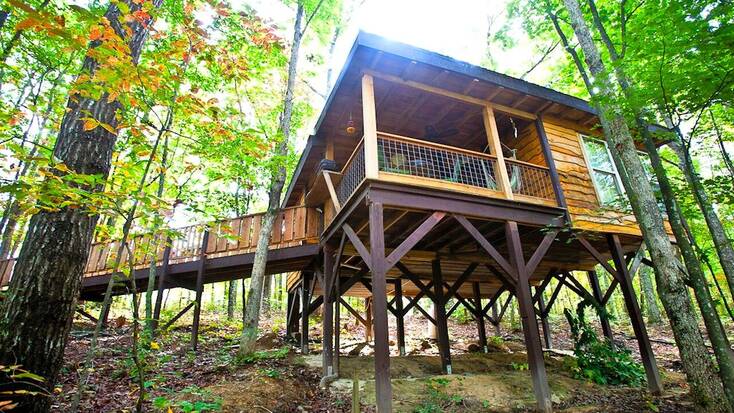 Tree house rental: Tennessee vacation rentals