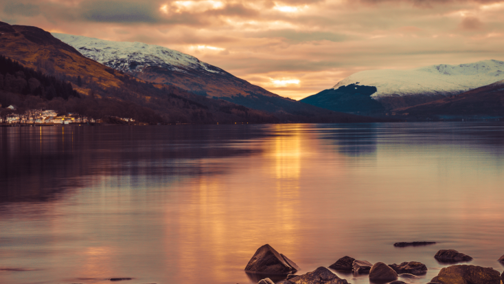 Glamping at Loch Lomond for the best hiking Scotland