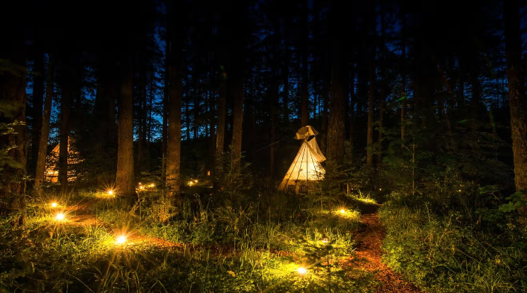 Quirky Zen Tipis Pitched at Charismatic Woodland Retreat, Oregon