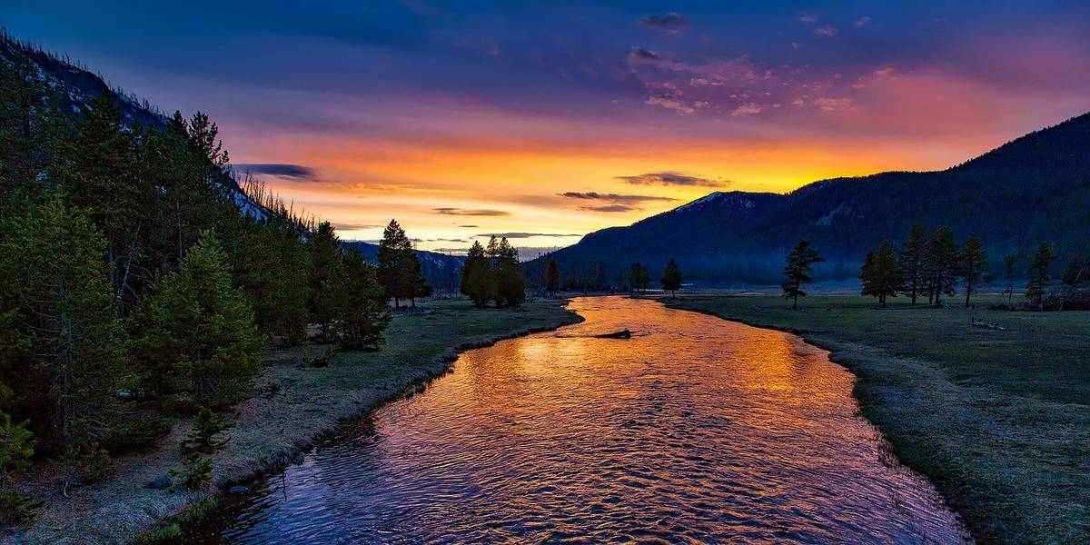 Go camping near Yellowstone National Park