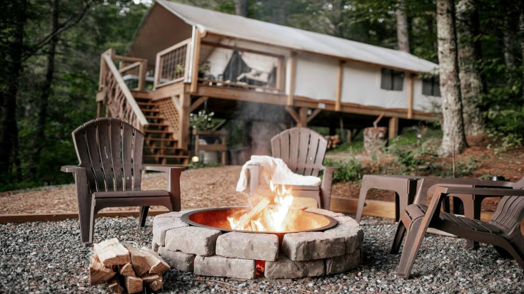 Enchanting Blue Ridge Mountains Lodging with a Wood-Burning Stove in Lenoir, NC, How to watch your favorite NFL team