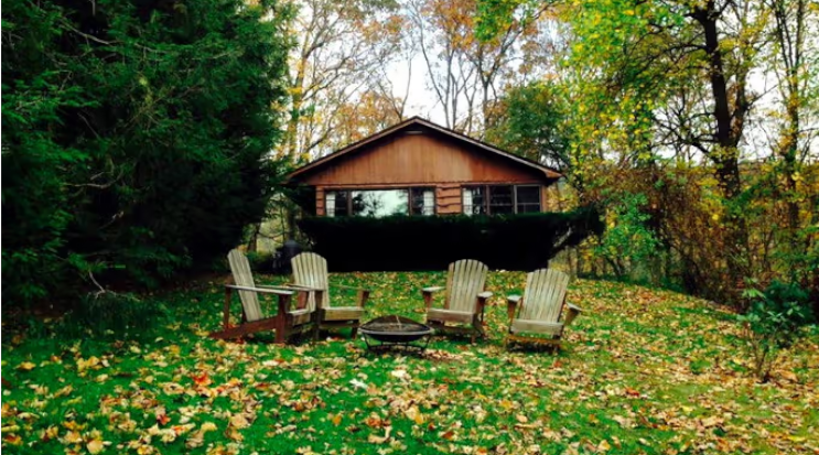 Romantic Lake House Nestled in Woods of Hudson Valley, New York