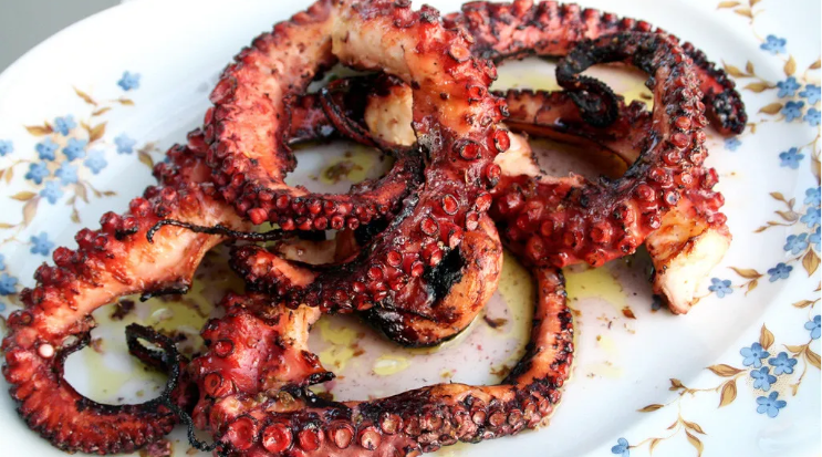 Sun-dried octopus, Greece