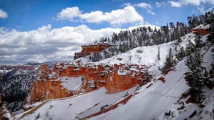 O Bryce Canyon National Park é um dos melhores lugares para caminhadas em Utah.