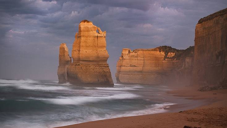 Praia Gordon's Step em Victoria Austrália