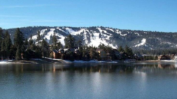 Views over Big Bear Lake, CA