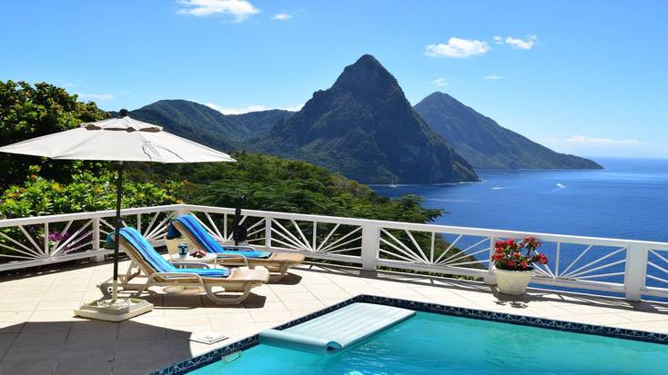 Enjoy unique St. Lucia vacations in a stunning villa.