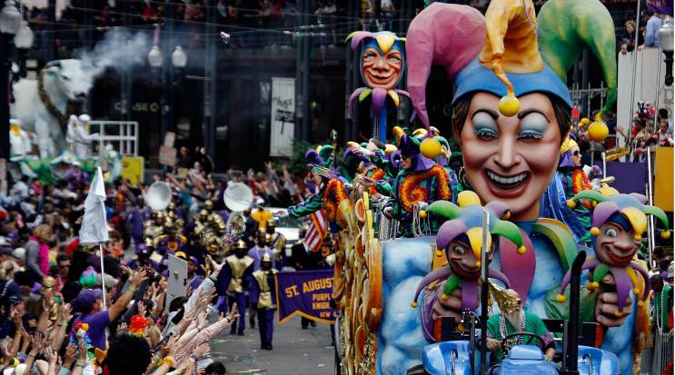 Mardi Gras, desfile de Nova Orleans