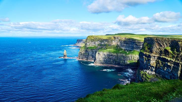 The Cliffs of Moher are a highlight of the Irish countryside.