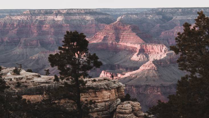 Explore this national wonder in US via Grand Canyon helicopter tours with views like this of the red rock landscape. 