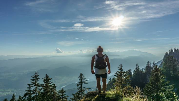 Go hiking when visiting unique places to travel.