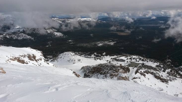 Head to Mammoth Mountain for some skiing in California 