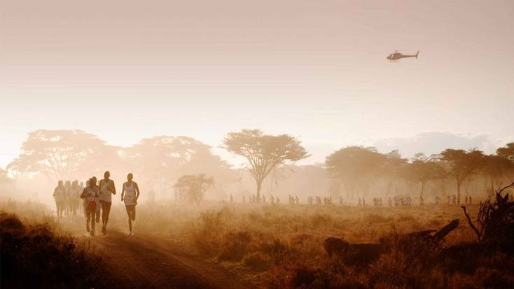 Run with African wildlife when you do the Safaricom Marathon, one of the world's unusual marathons