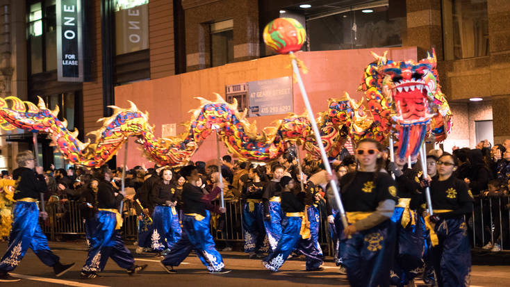 Spring Festival parade in San Francisco