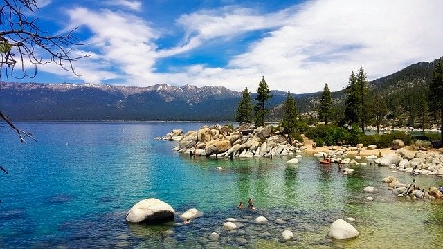 Spend summers swimming in the clear waters of Lake Tahoe