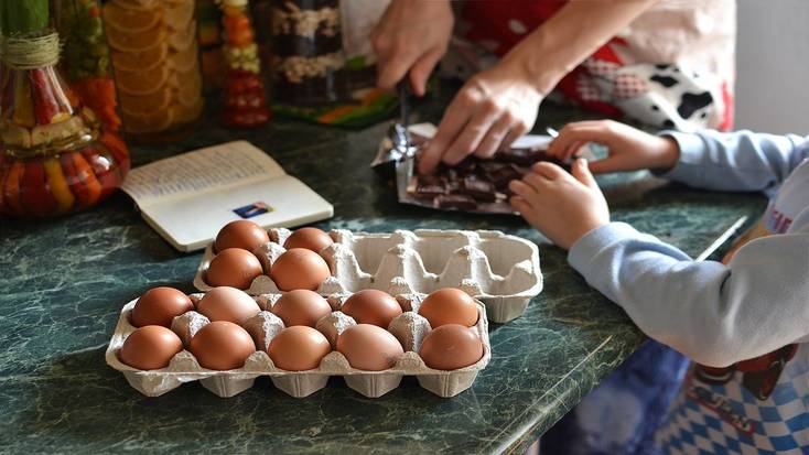 Cooking is a great thing to do with kids