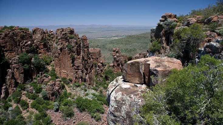 A view over the Valley of Desolation