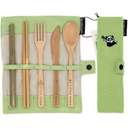 Take eco-friendly products like bamboo cutlery with you on your trips