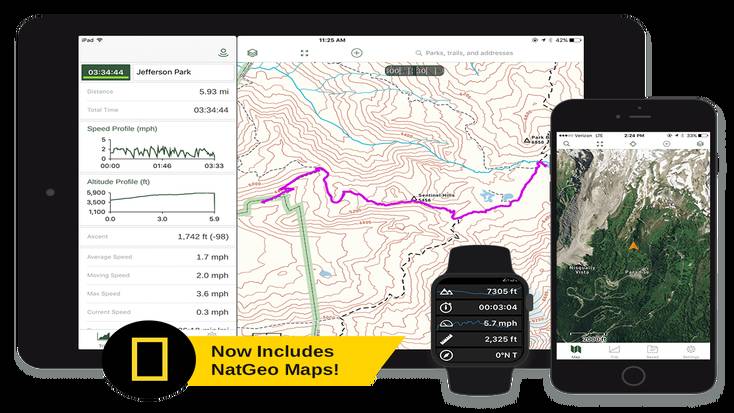 One of the best hiking apps is Gaia GPS