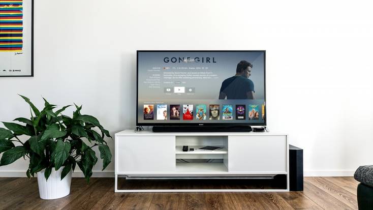 A home cinema with streaming services