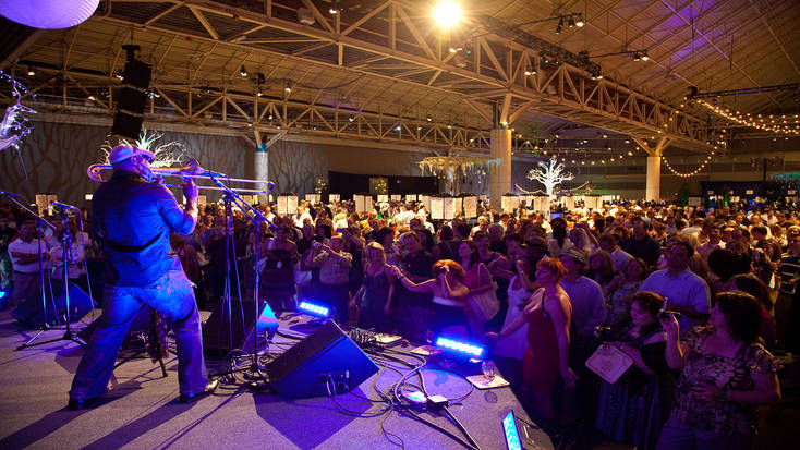 Enjoy live music at the New Orleans Wine and Food Experience