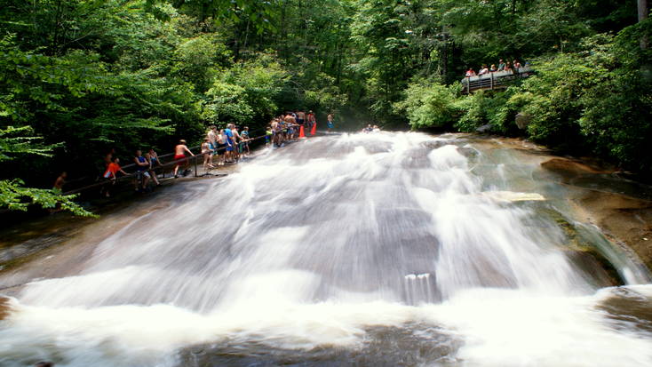 Take a plunge at Sliding Rock