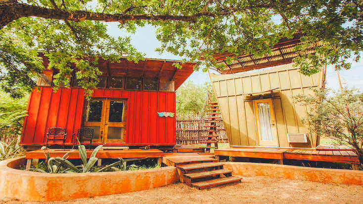 Romantic cabin rental in Texas